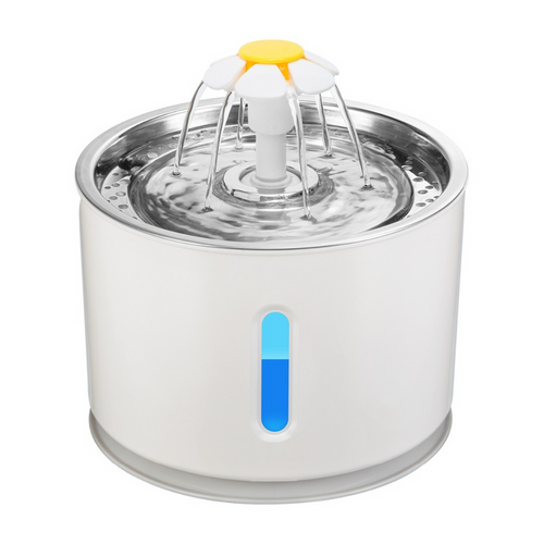 Automatic Stainless Steel Cat Water Fountain – 2.5L Silent Filtered Pet Fountain