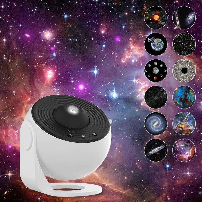 Astronaut LED Galaxy Projector — Star & Nebula Night Light