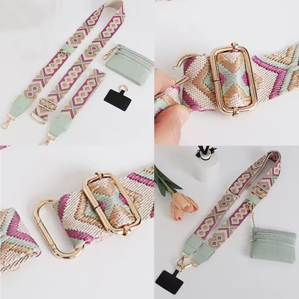 Magnetic Crossbody Phone Strap — 4-Piece Adjustable Set