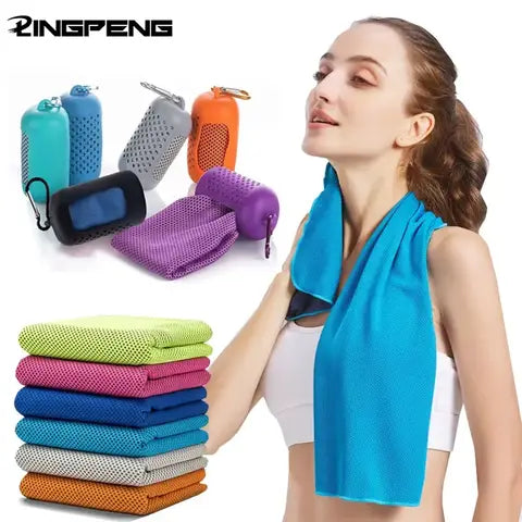 Instant Cooling Towel — Sports & Outdoor Microfiber Chill Wrap