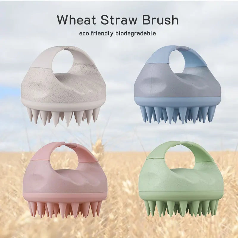 Silicone Scalp Massager Shampoo Brush — Deep Clean & Hair Growth