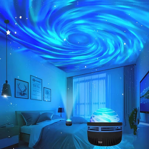 Astronaut LED Galaxy Projector — Star & Nebula Night Light