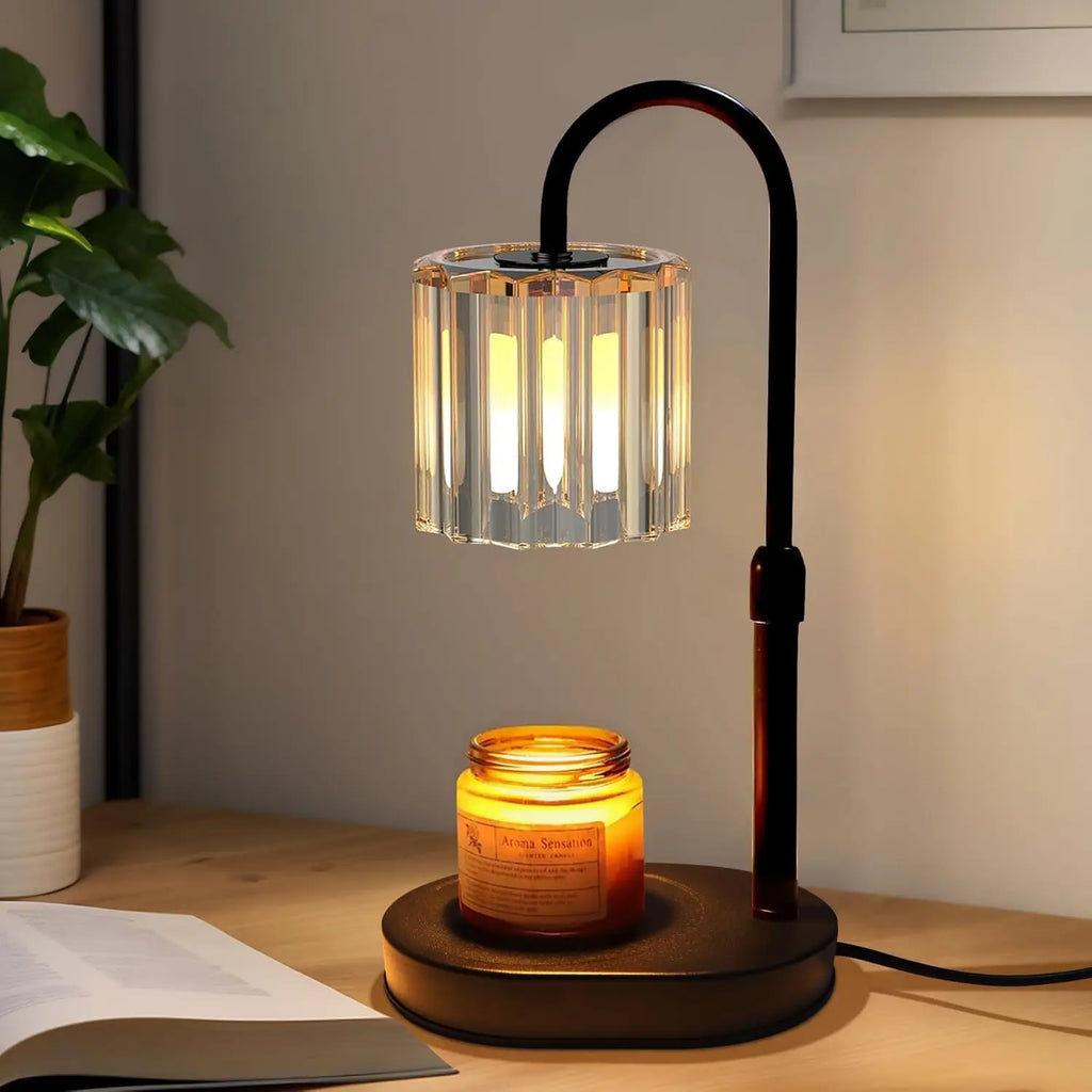 Candle Warmer Lamp with Timer & Dimmer — Flameless Wax Melt Light