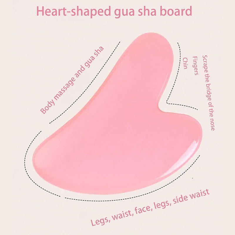 Stainless Steel Ice Face Roller & Gua Sha Set