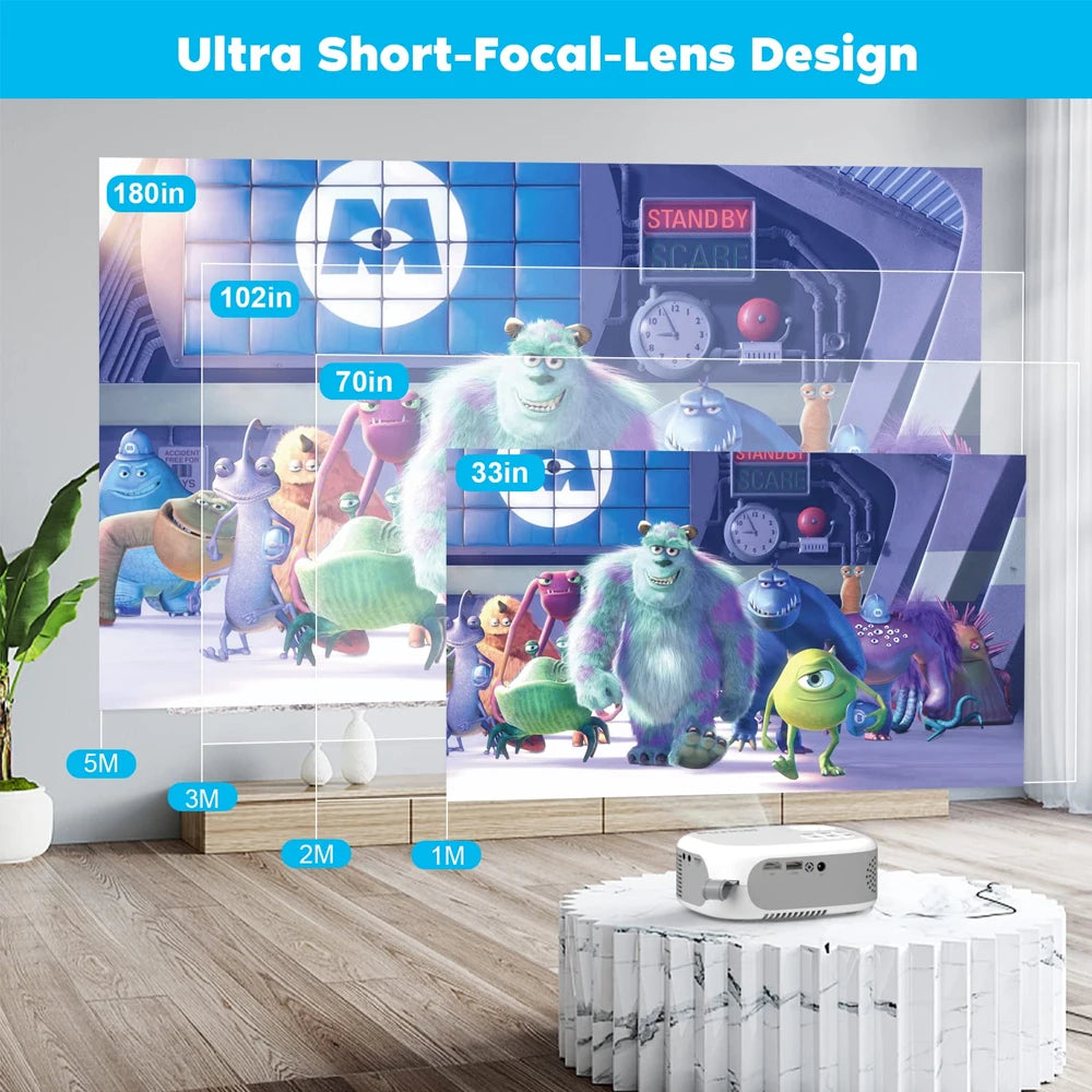 Mini Portable 1080P LED Projector — Home Theater Anywhere