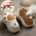 3-in-1 Pet Steam Grooming Brush — Self-Cleaning Deshedding Tool for Dogs & Cats