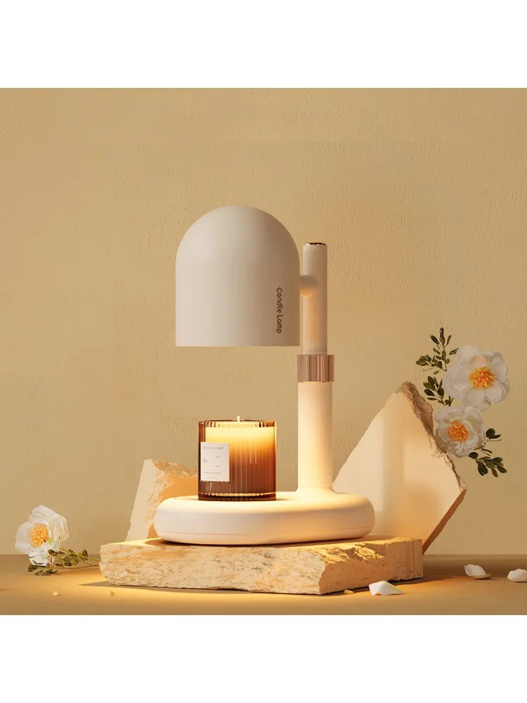 Candle Warmer Lamp with Timer & Dimmer — Flameless Wax Melt Light
