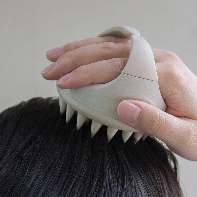 Silicone Scalp Massager Shampoo Brush — Deep Clean & Hair Growth