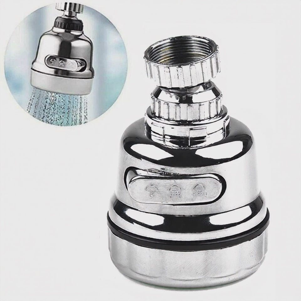 360° Rotating Faucet Sprayer — Universal Kitchen Tap Aerator