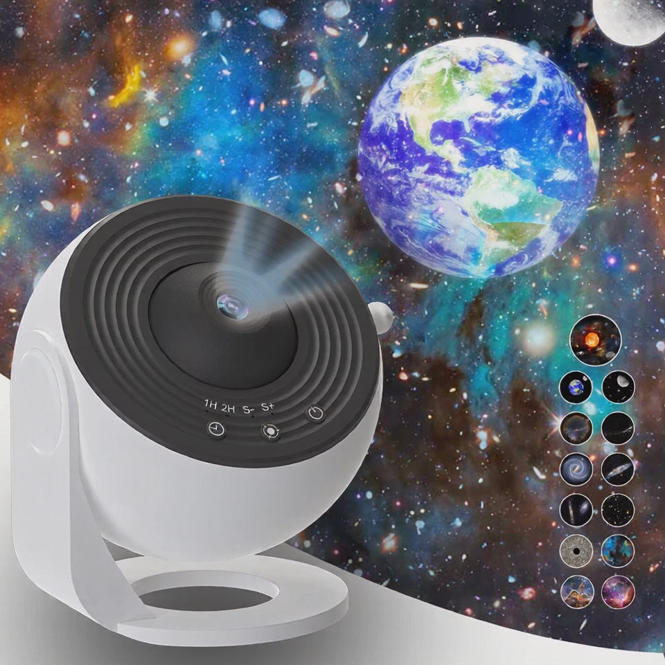 Astronaut LED Galaxy Projector — Star & Nebula Night Light